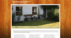 Desktop Screenshot of ferienwohnung-obermeier.de